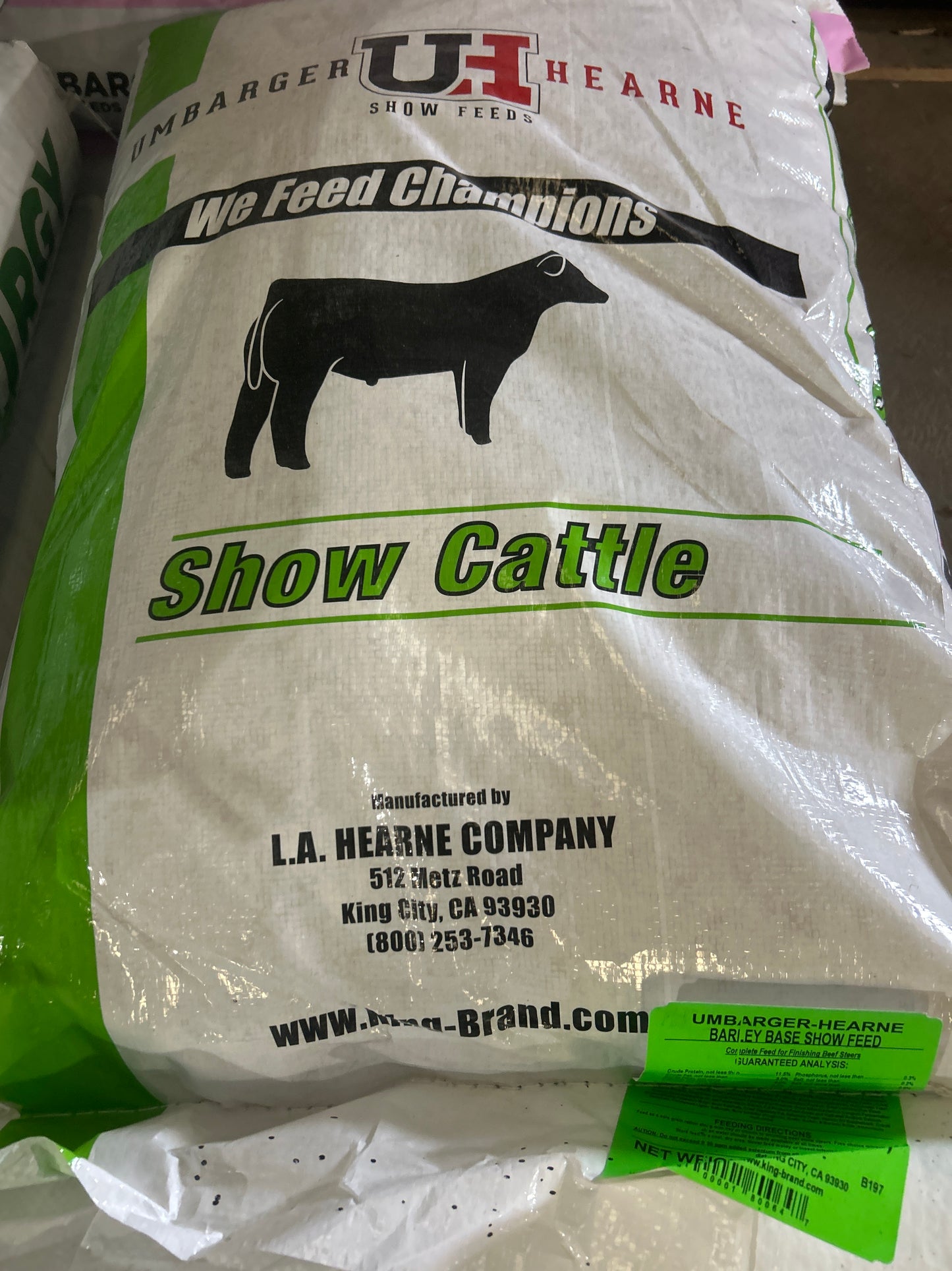 Umbarger barley base beef