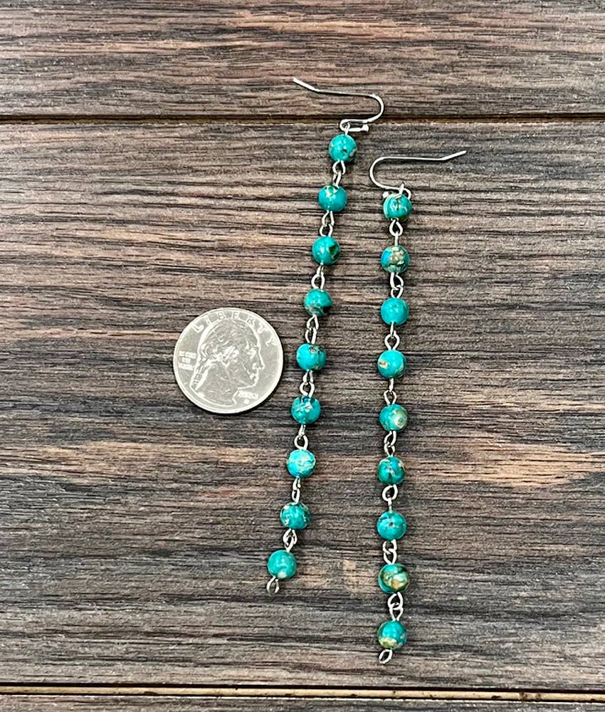 726431, Handmade Gemstone Earrings