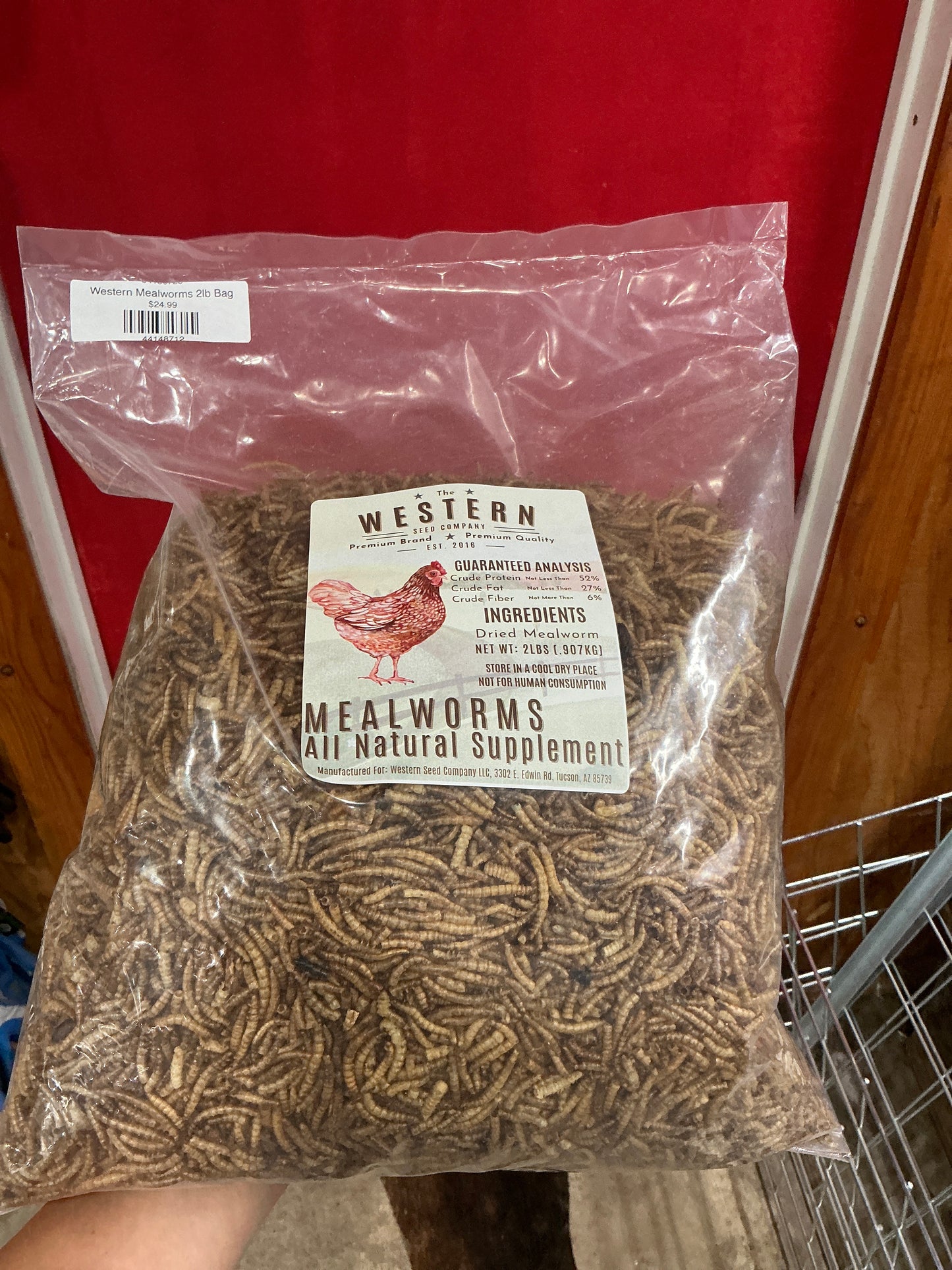 Western Mealworms 2lb Bag