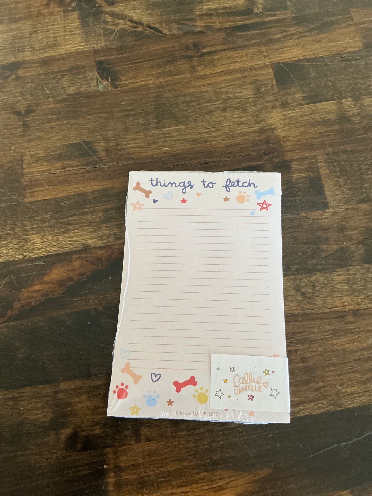 Things to Fetch Note Pad