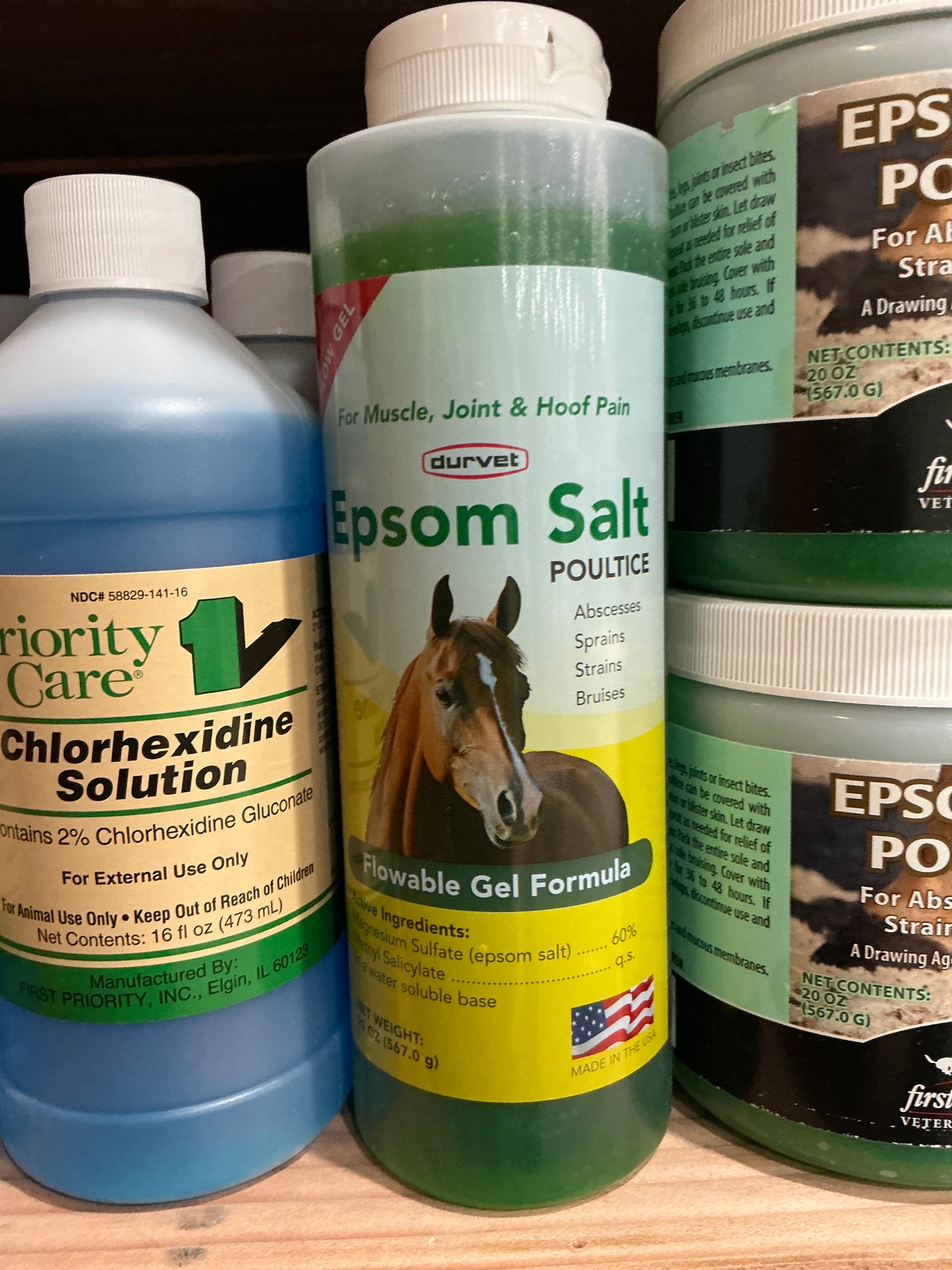 Epsom salt poultice
