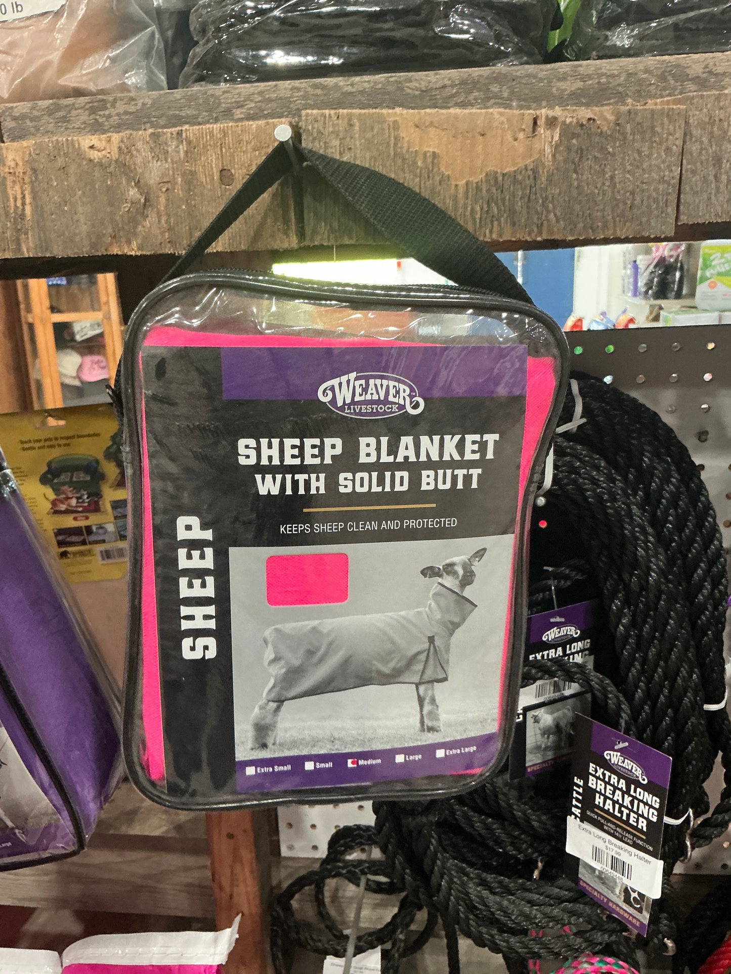 Sheep Blanket with Solid Butt