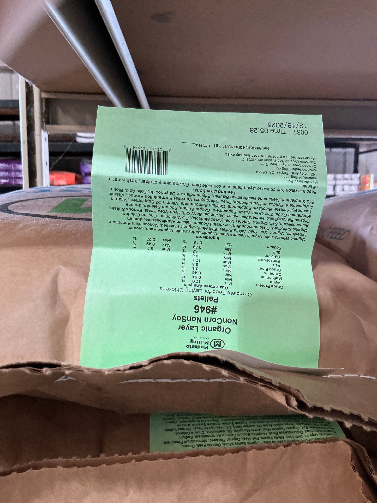 MM Lay Pellets Non Corn/Soy 40lb