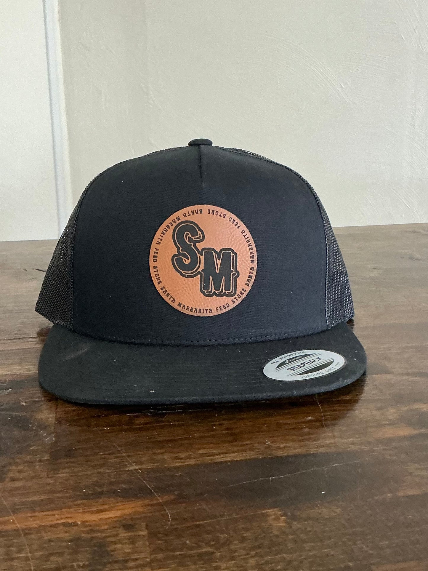 SM Black Centered Logo Hat