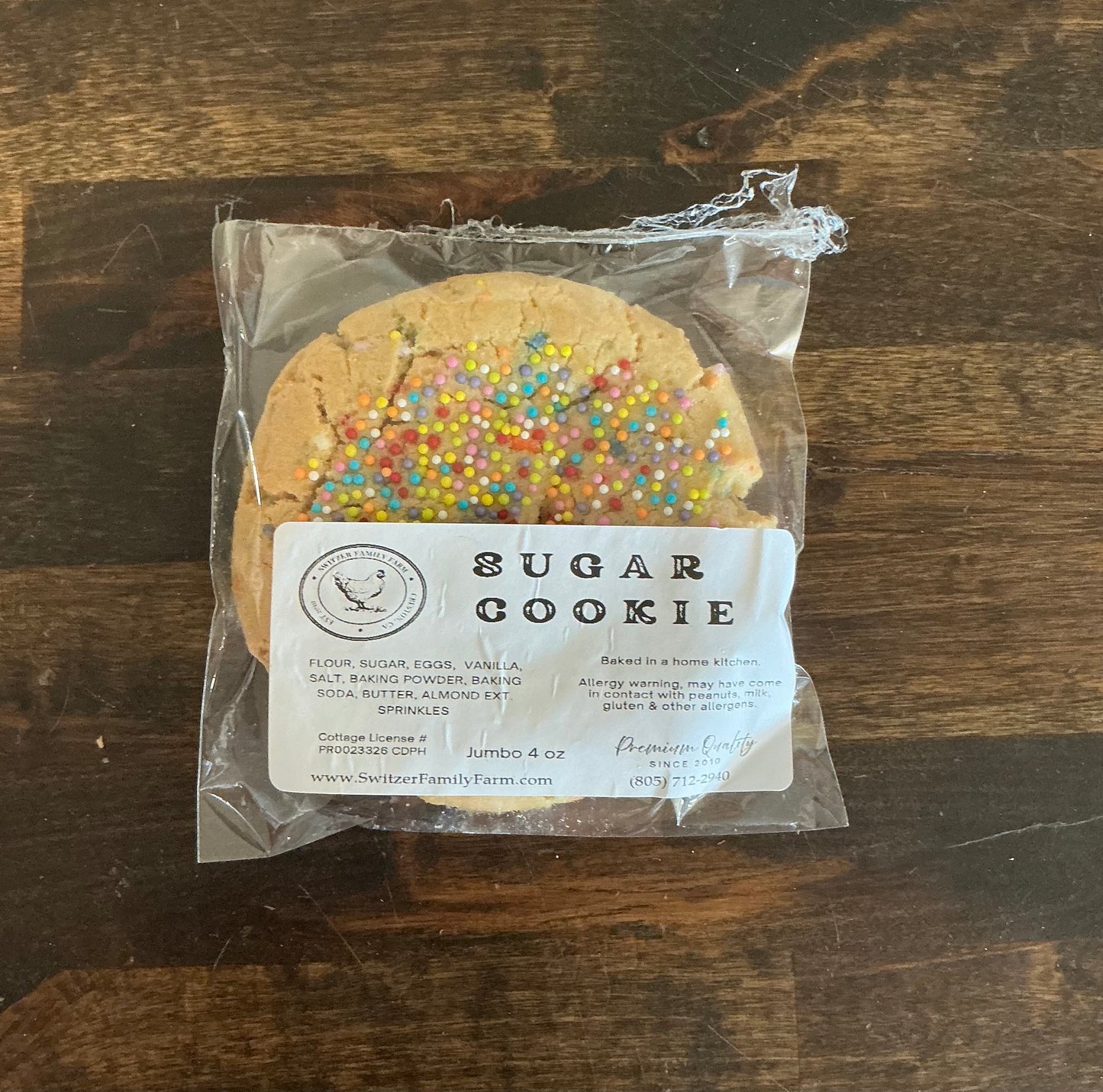 Switzer Family Farm Big Sugar Cookie