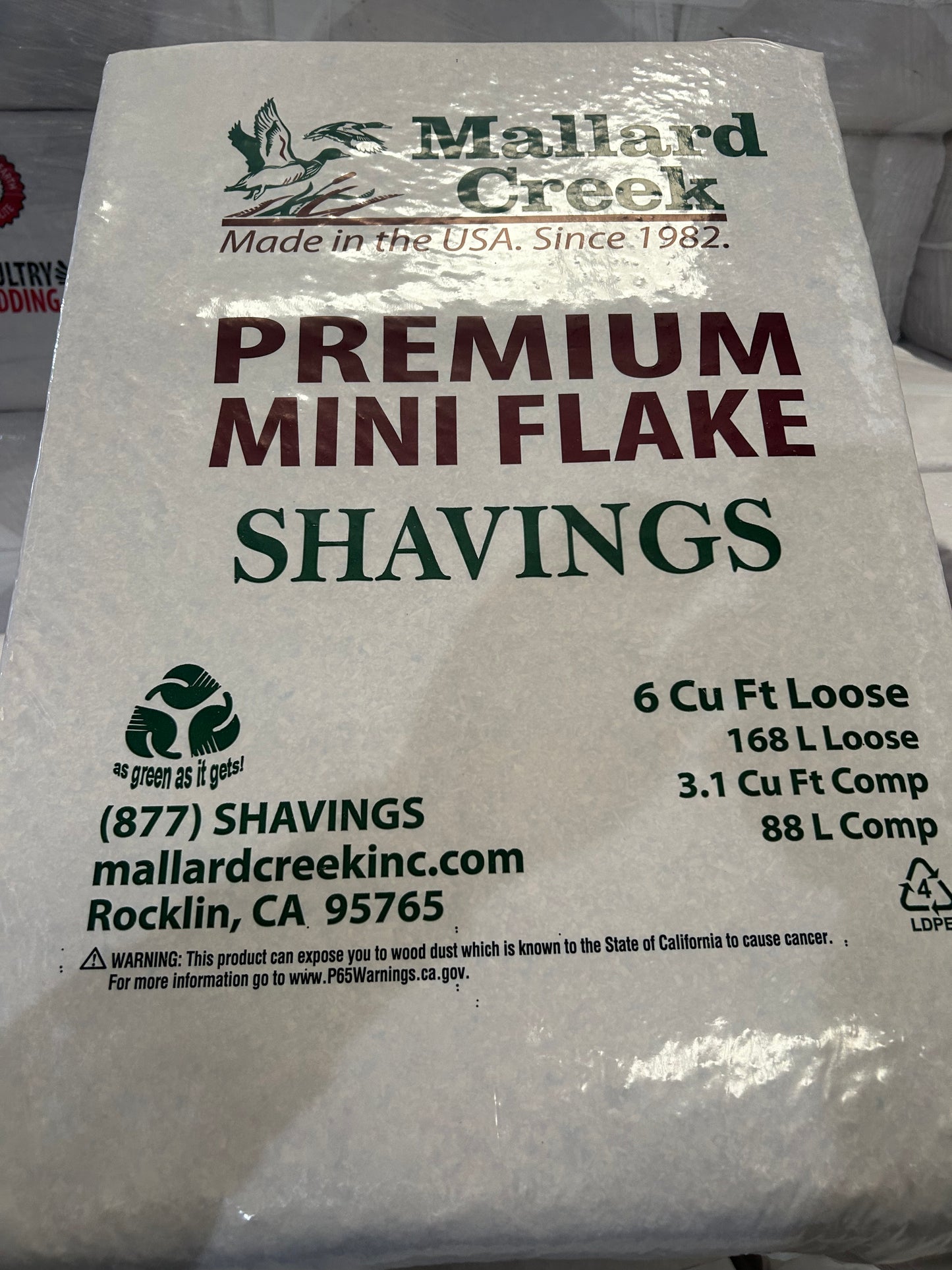 Premium Mini Flake shavings