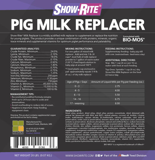 Showrite Milk Replacer