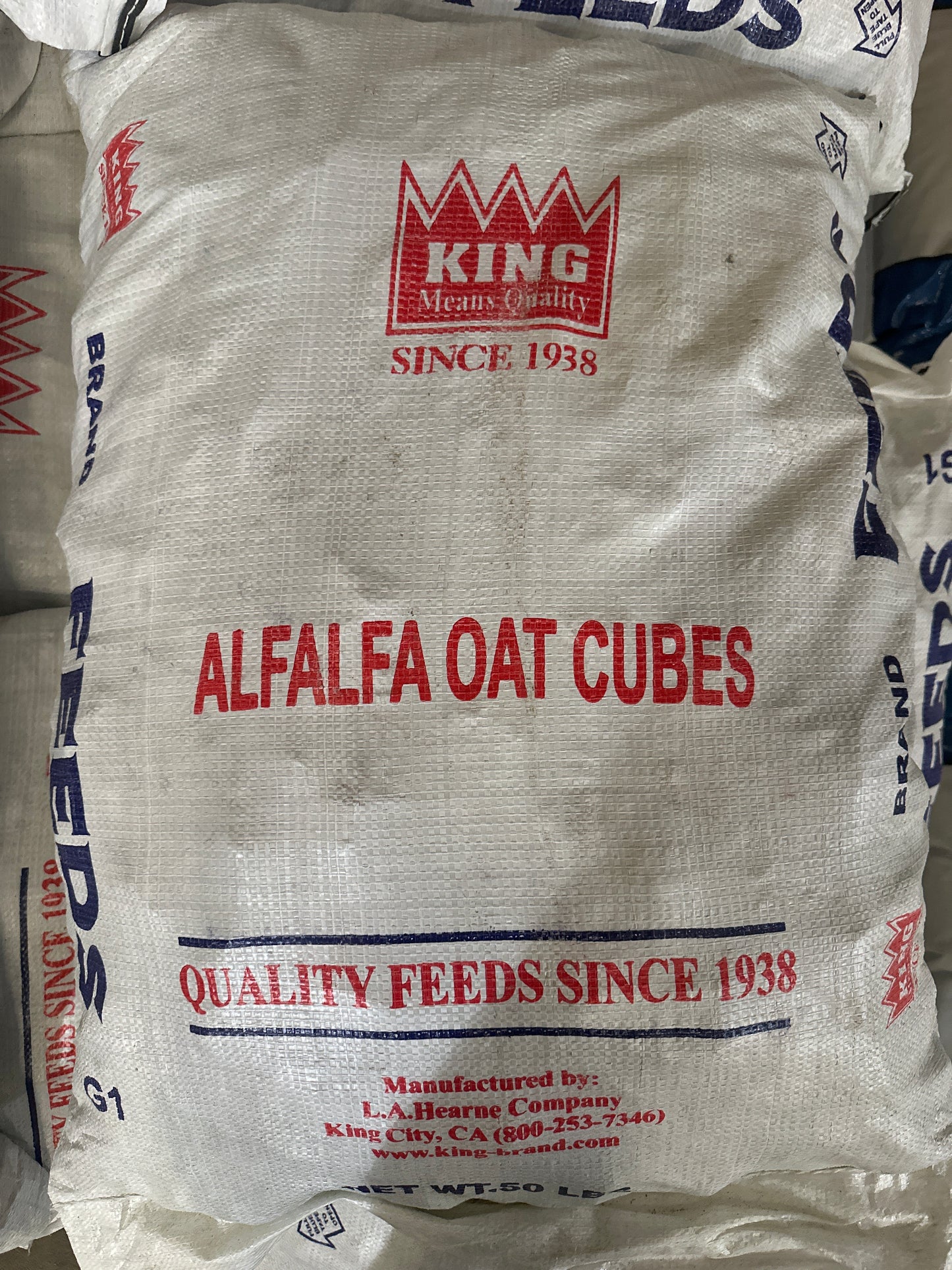 Alfalfa/Oat Cubes 50lb