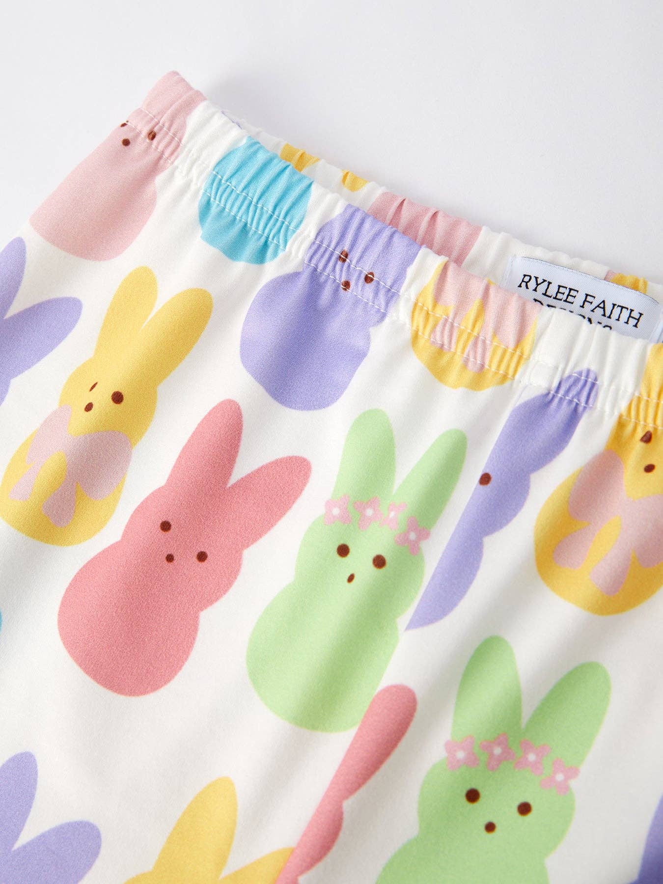Easter Purple Print Girls Outfit: 3