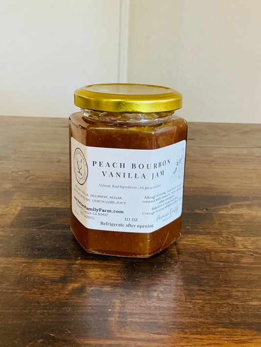 Switzer Family Farm Peach Bourbon Vanilla Jam