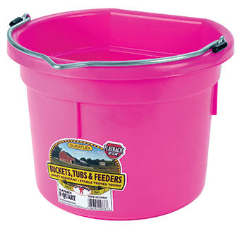 Pink Flat Back Bucket