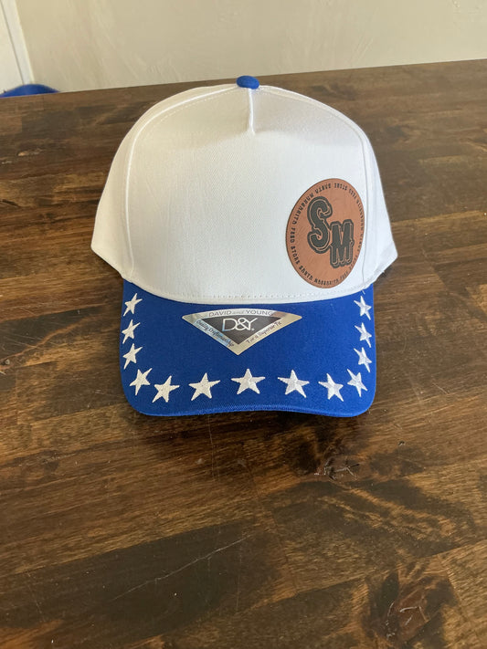 SM Blue Brim With Stars Hat