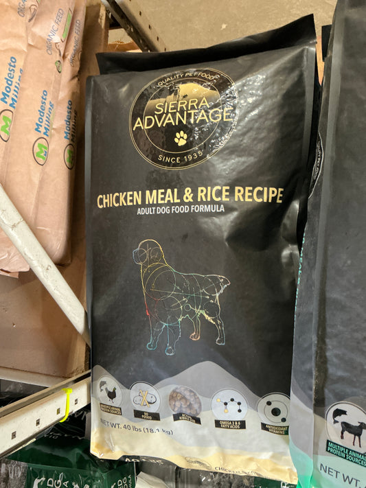 Sierra Advantage Chicken Meal and Rice