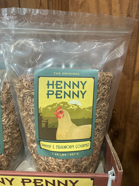 Henny Penny Shrimp & Mealworm Gourmet 1.25lb