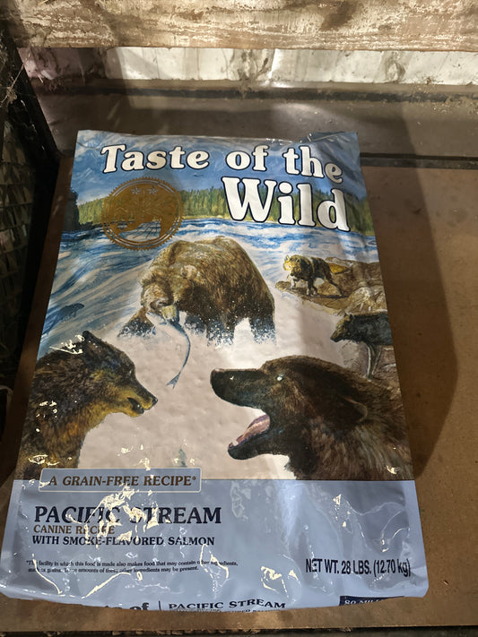 Taste of the Wild Adult Dog Food- Pacific Stream 28lb