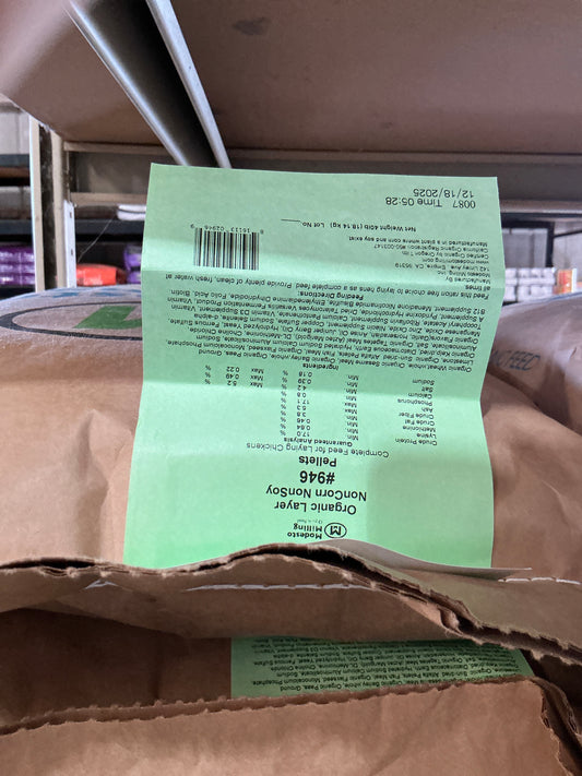 MM Lay Pellets Non Corn/Soy 40lb