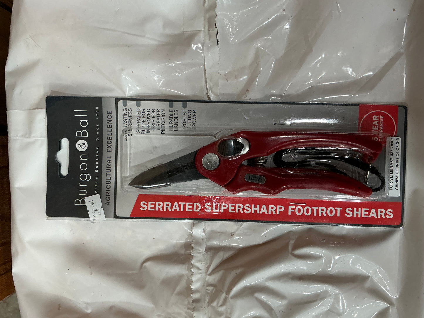 Hoof Shears Red