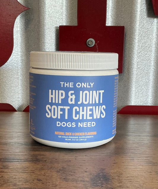 The Only Hip and Joint Soft Chews (blue)
