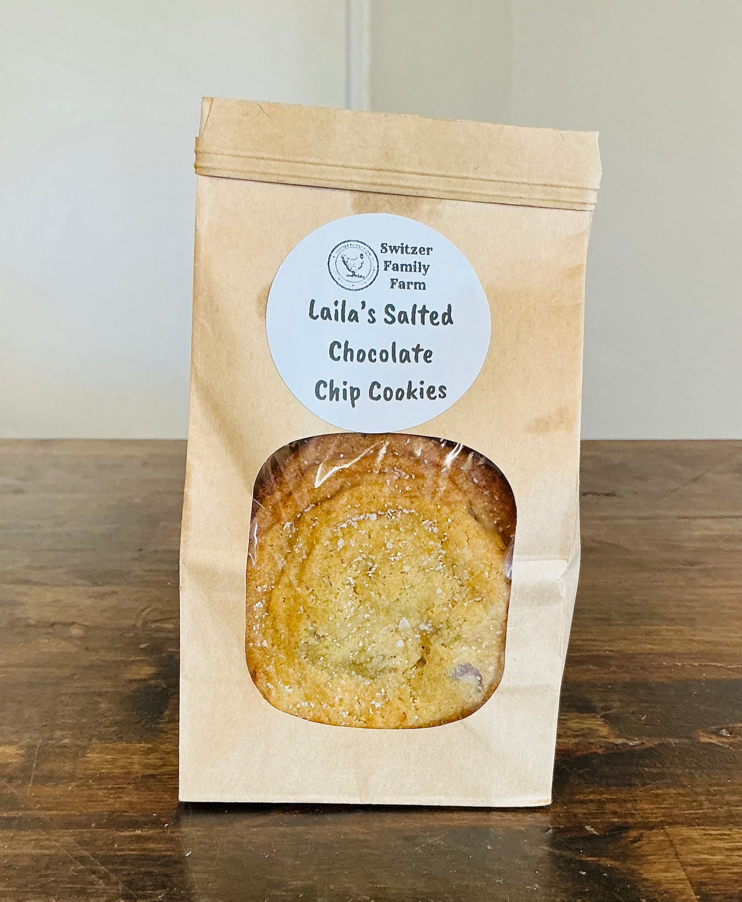 Switzer Family Farm Laila’s Salted Chocolate Chip Cookies (4 Pack)