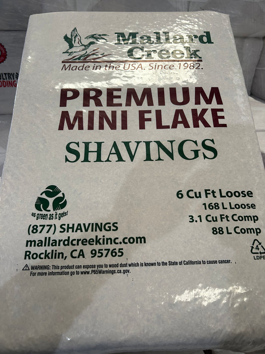 Premium Mini Flake shavings