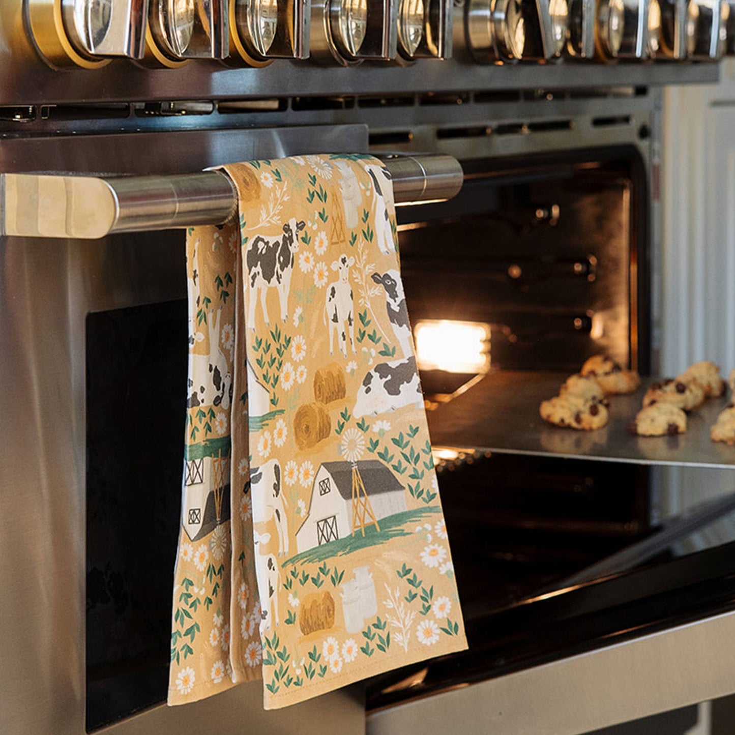 Dairy Cows Farm Tea Towel